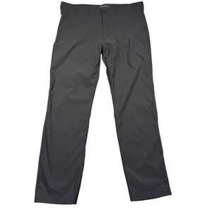 Eddie Bauer Travex Men's Pants Size 38x34 Gray Nylon Spandex Outdoor Travel